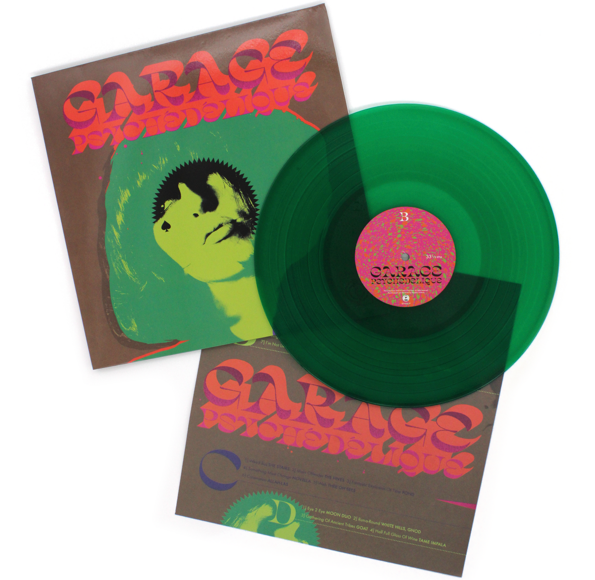 VA - Garage Psychedelique (1965-2019) (Transparent Green Vinyl