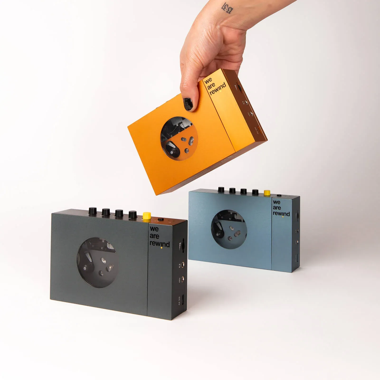 we are rewind: Portable Bluetooth Cassette Player