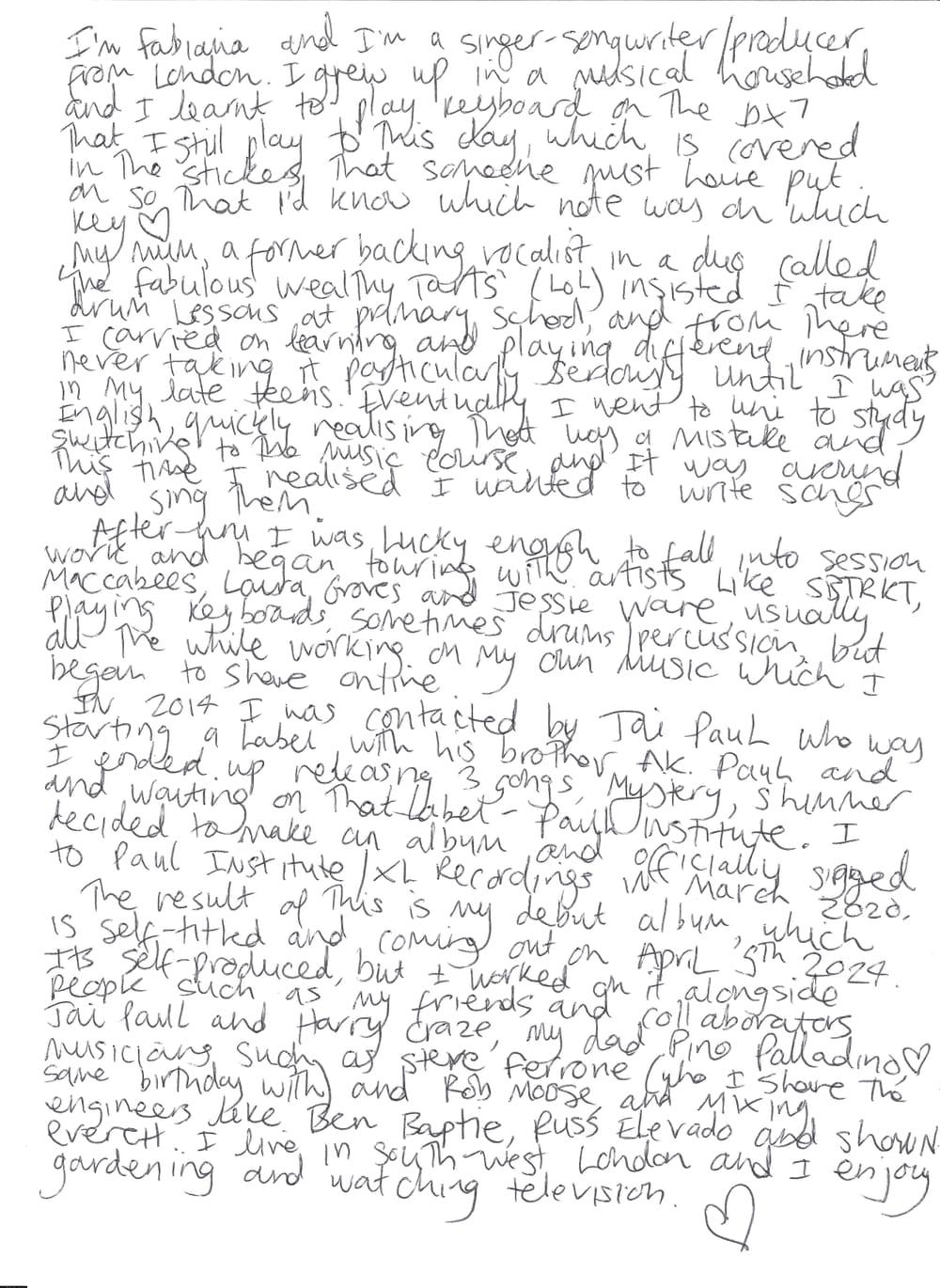 On The Rise: Fabiana Palladino | Rough Trade